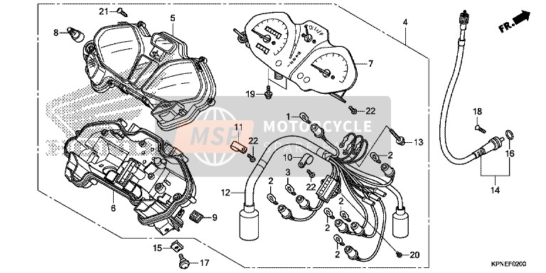 90677KPNA00, Nut, Clip, 5mm, Honda, 2